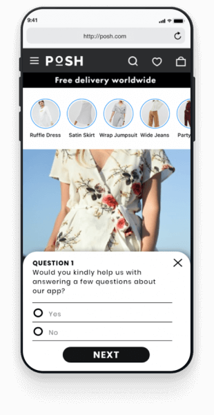 in-app questions