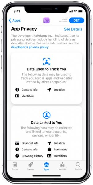 app privacy