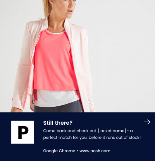 push notifications for last visited product