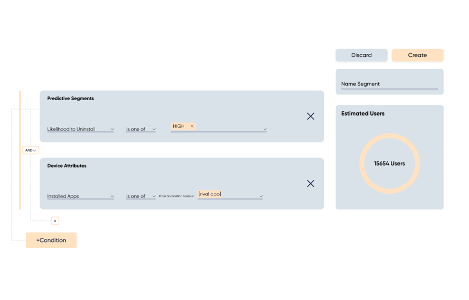 Insider One’s intuitive market segmentation software makes it easy to get new campaigns set up in minutes—not hours or even days.