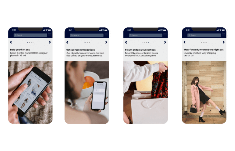 A food delivery company uses AB testing to secure more conversions during its onboarding process