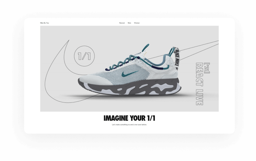 Nike customization example