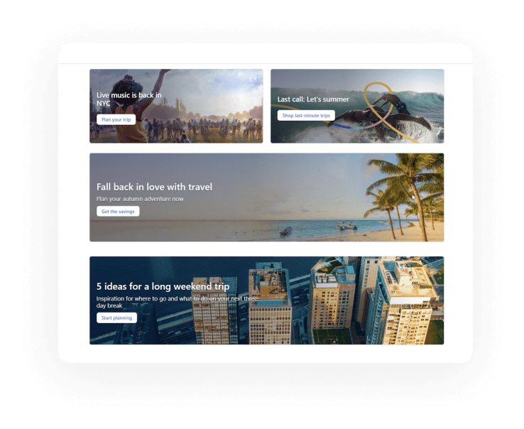 Expedia travel recommendations based on geolocations and geotargeting