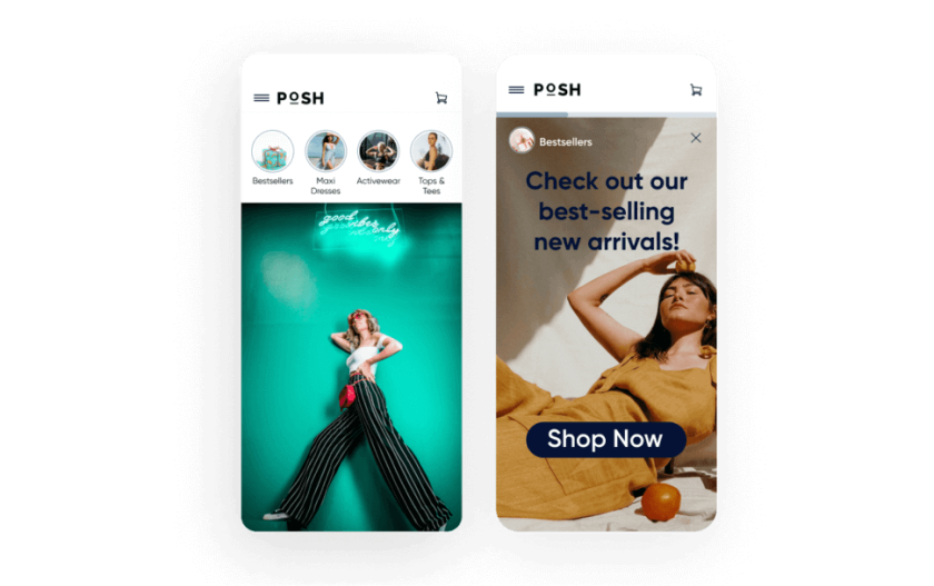 Image showing InStory example in fashion