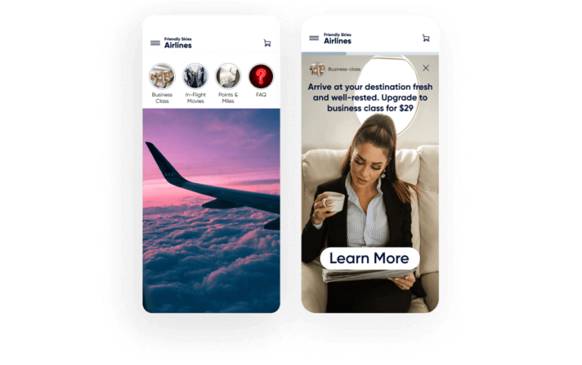 Image showing InStory example in travel