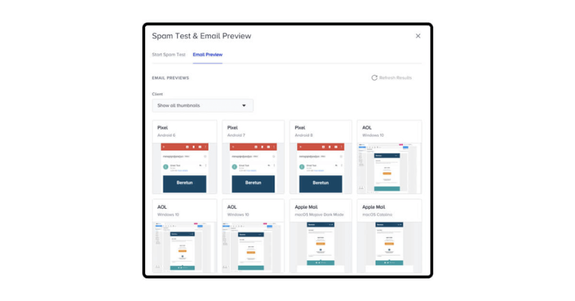 auto-responsive emails based on the device