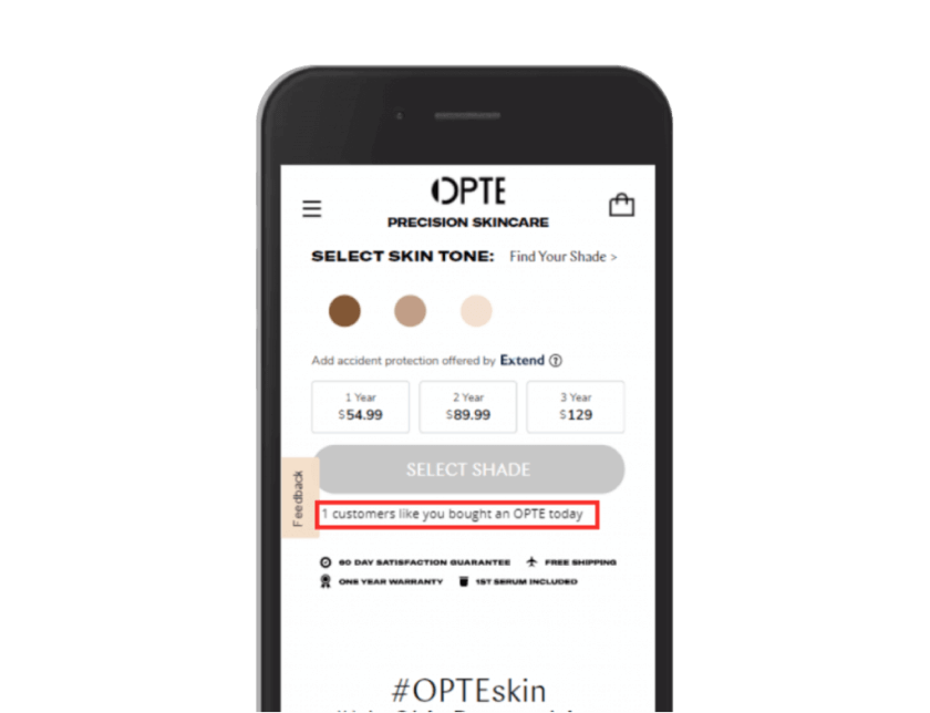 Image showing social proof example 1