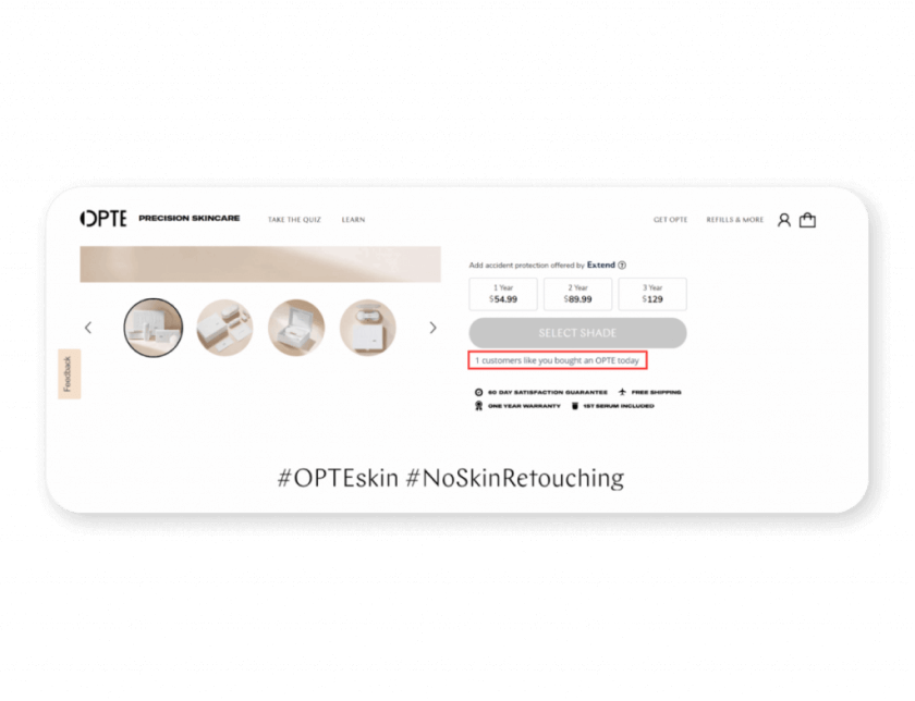 Image showing social proof example 2.