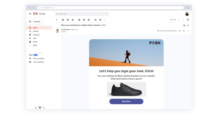 email editor tool example 2