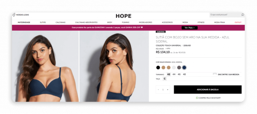 Image showing an example of segmented messages