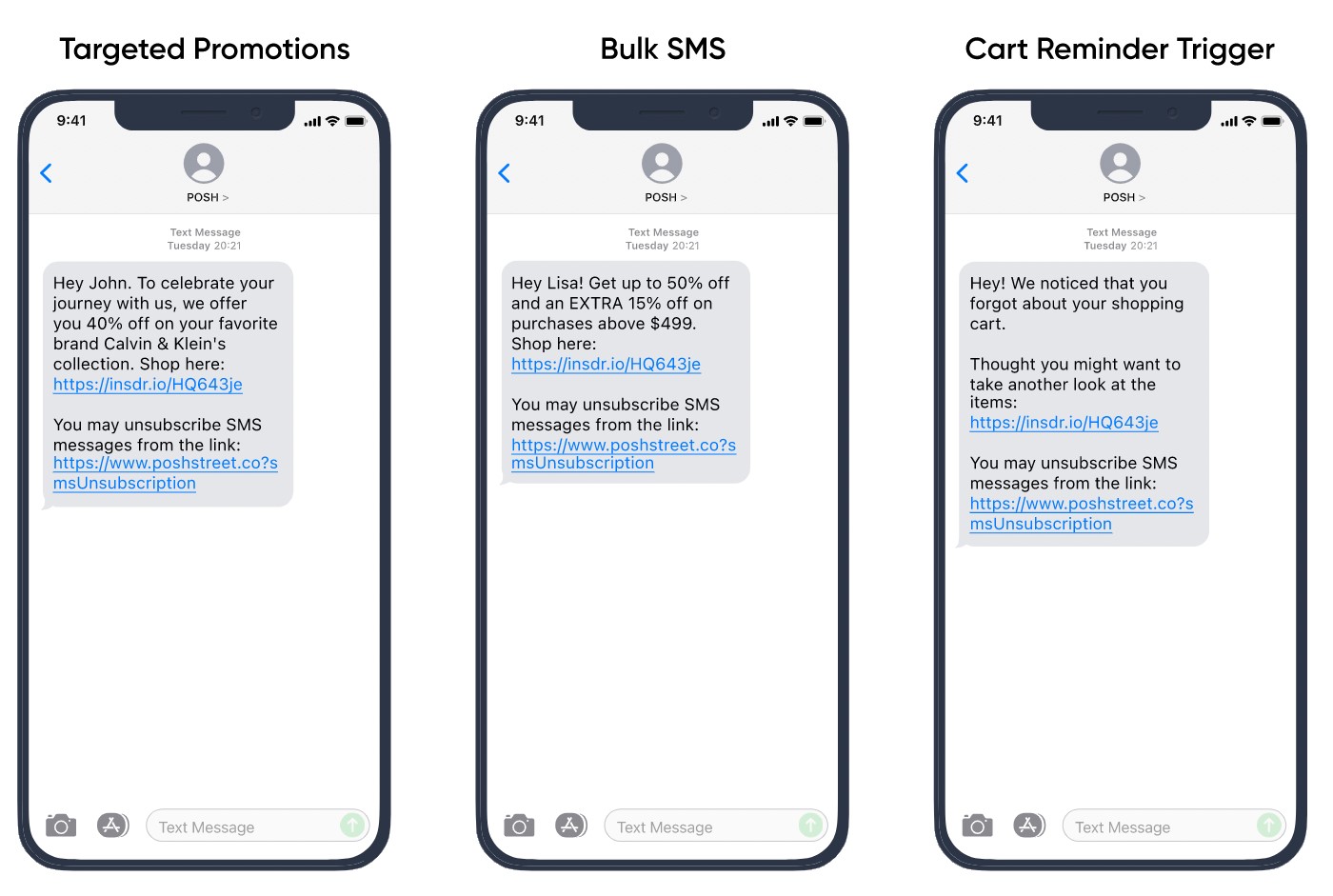 Campaign automated messages