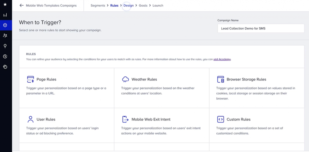 Insider One campaign triggers