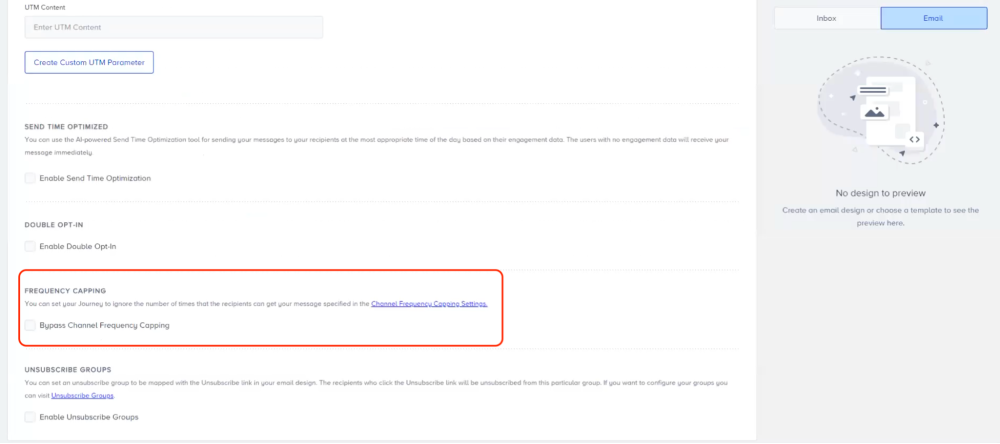 Insider One frequency capping