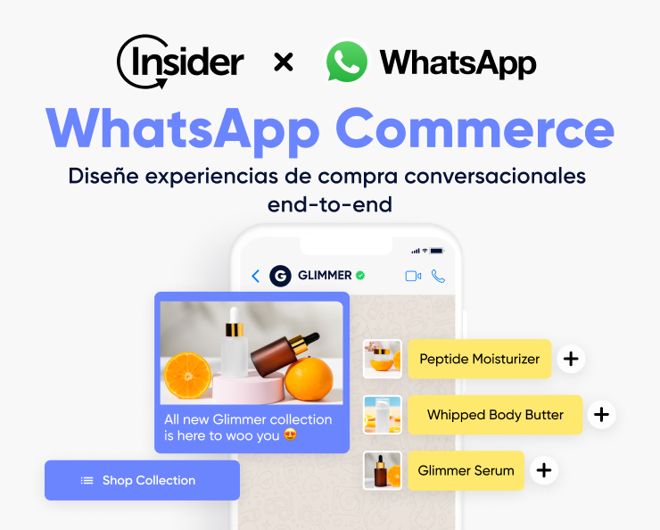 Insider One lanza WhatsApp Commerce para ayudar a las marcas a ofrecer experiencias de compra end-to-end y se convierte en proveedor de Meta Business Solution Provider (BSP)