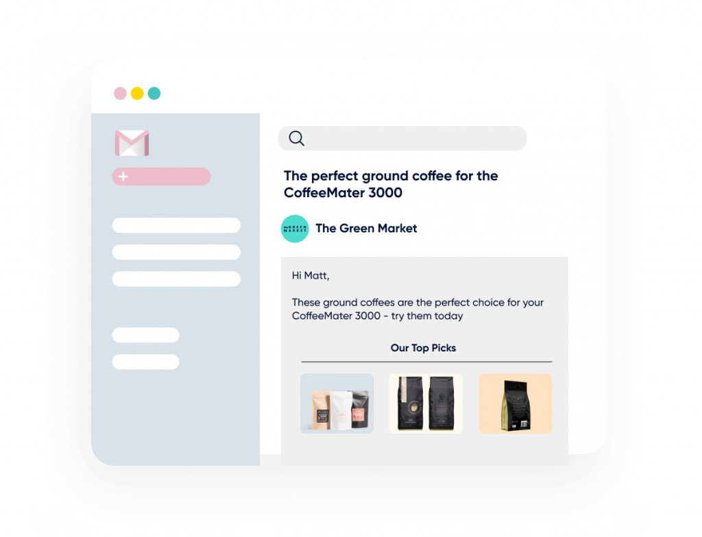 Wishlist reminders in email campaigns