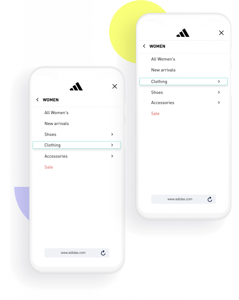 Adidas Api Adidas increased AOV by 259% and CR by 13% | Insider
