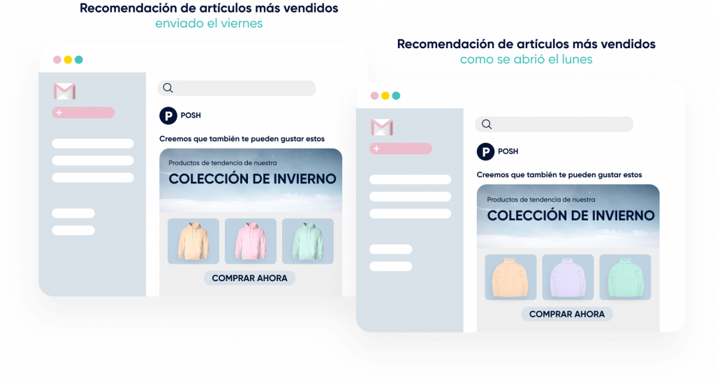 Cambios en el correo electrónico dinámico de Insider One