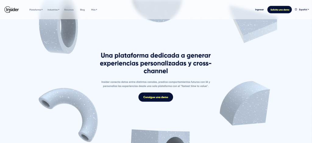 Insider One página principal