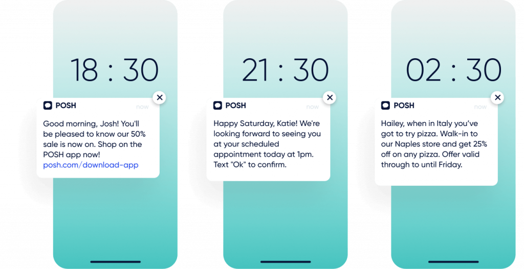 Your SMS platform can power SMS campaigns for transactional, marketing and customer service messaging
