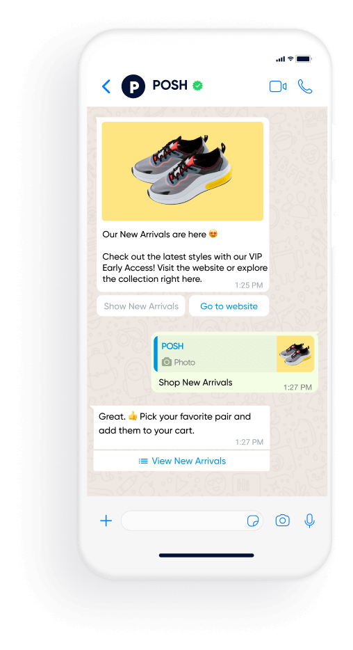 Use insider’s WhatsApp marketing solution to provide updates on customer favorites