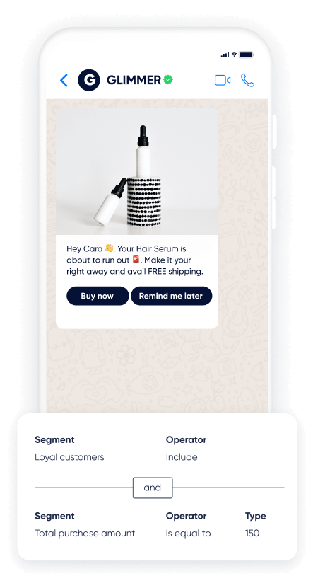 An international beauty brand uses WhatsApp to increase repurchase rate by 30%