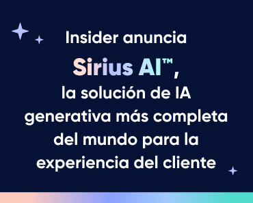Insider One anuncia Sirius AI™, la solución de IA generativa más completa del mundo para CX de extremo a extremo, que hace que los equipos de marketing sean un 60% más productivos