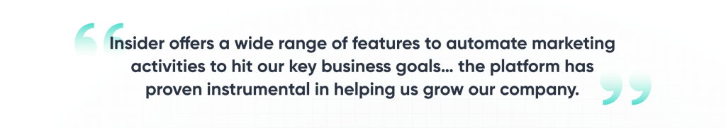 A quotation of Marketing Manager of Nomu Group, Yossra Radwan