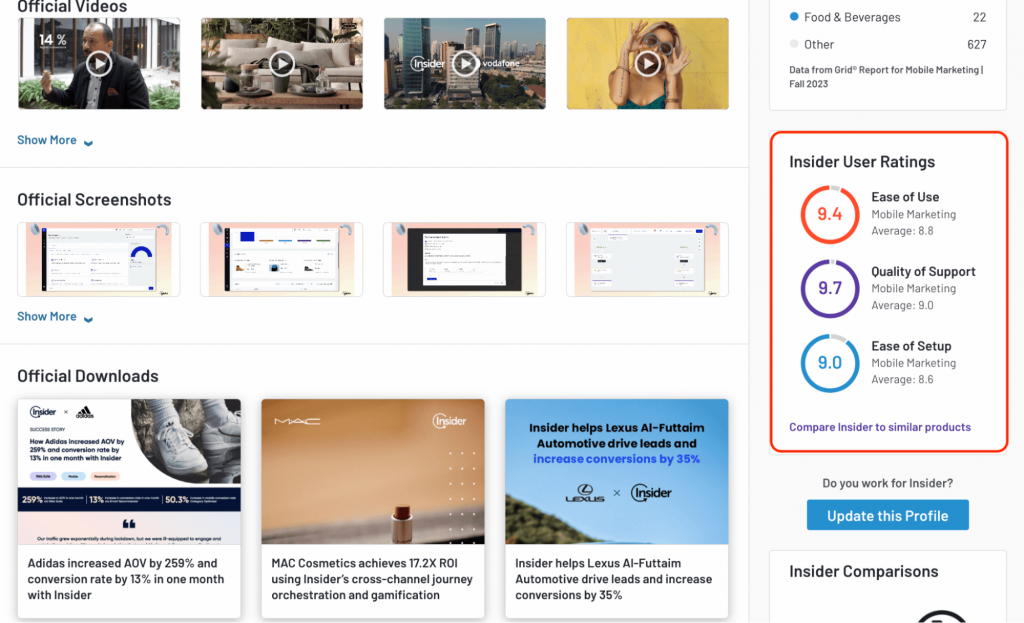 Insider One G2 profile