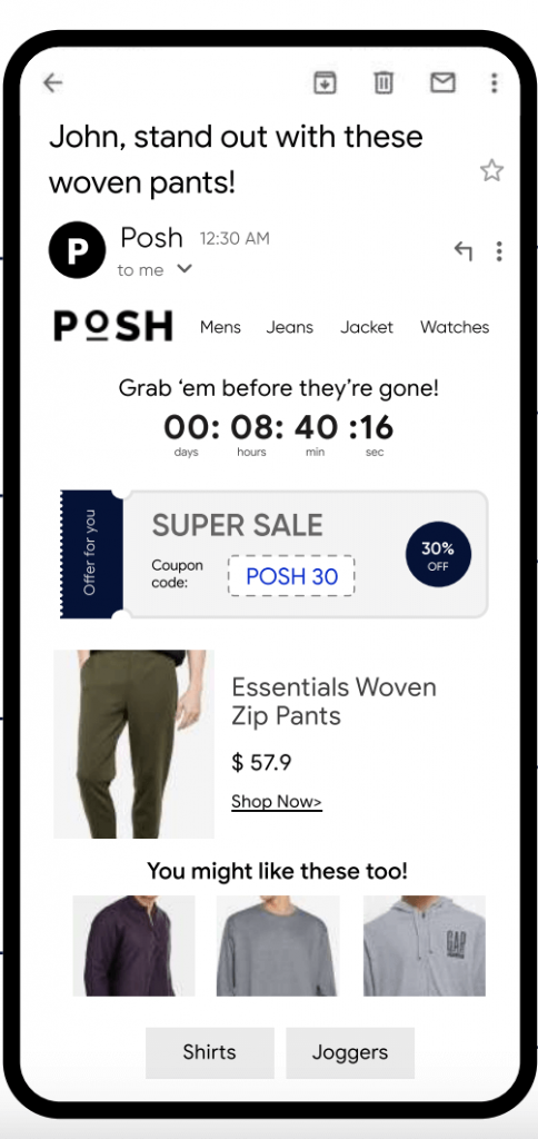 email personalization