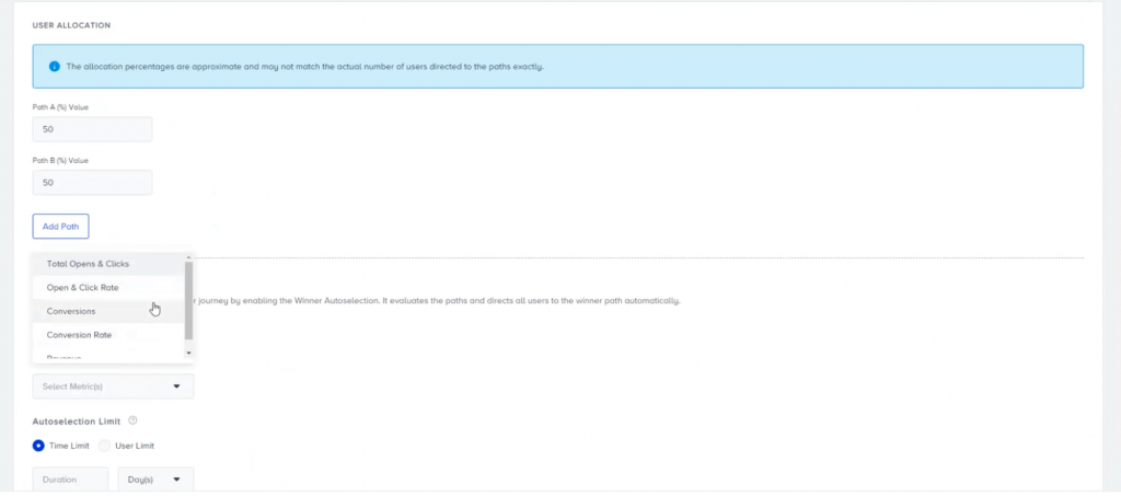 Objectifs de l’A/B test d’Insider One