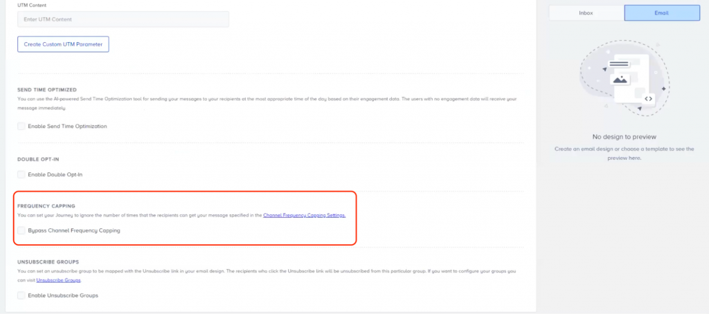 Insider One frequency capping
