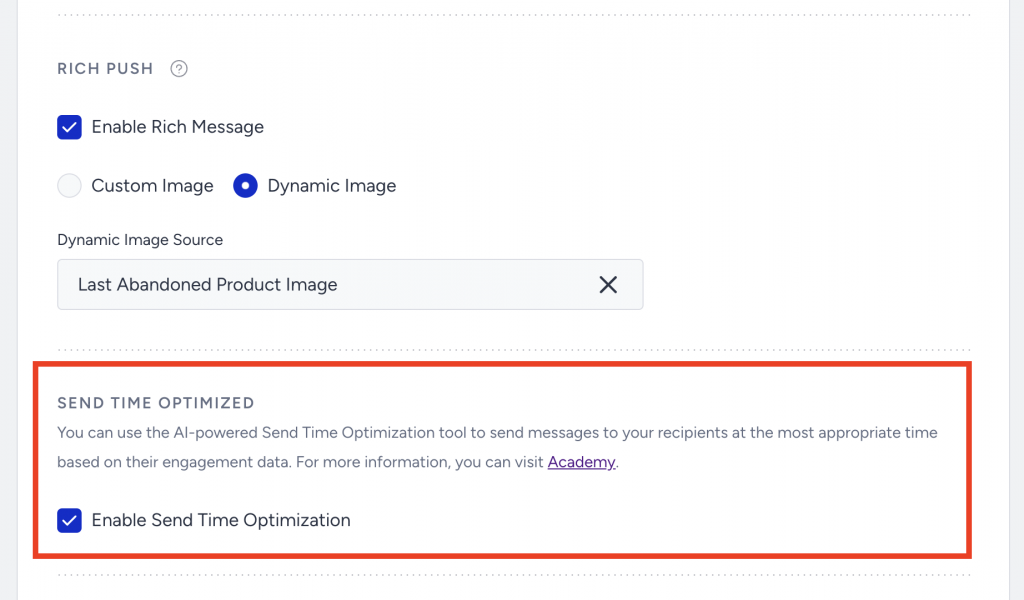 Insider One's Send Time Optimization
