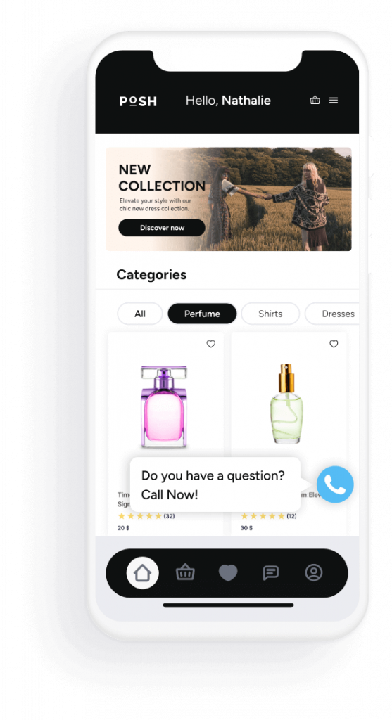 Insider One's Call Us template