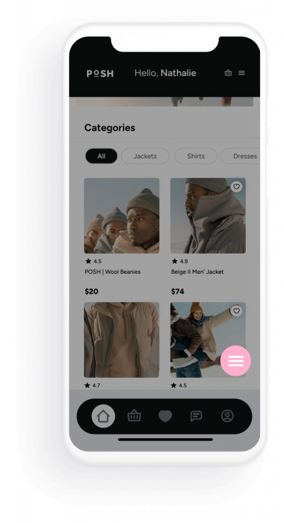 Insider One's dynamic navigation with pre-built hamburger, radial, sticky navigation widgets, plus back-to-top buttons to enhance your UX