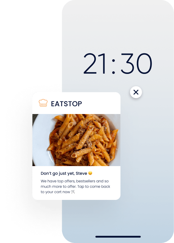 Send web and mobile app push notifications