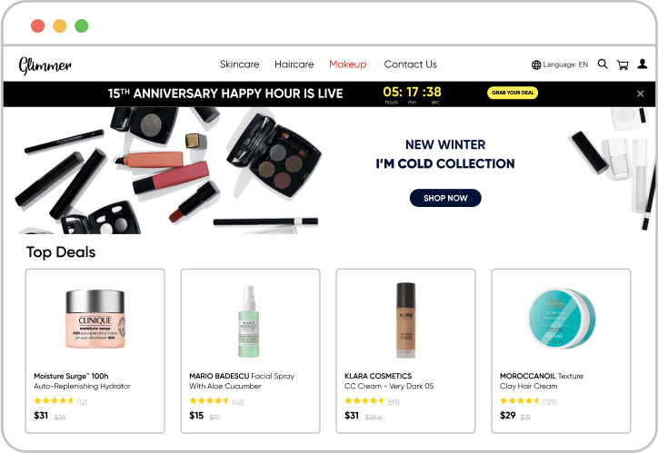 Insider One's countdown banner