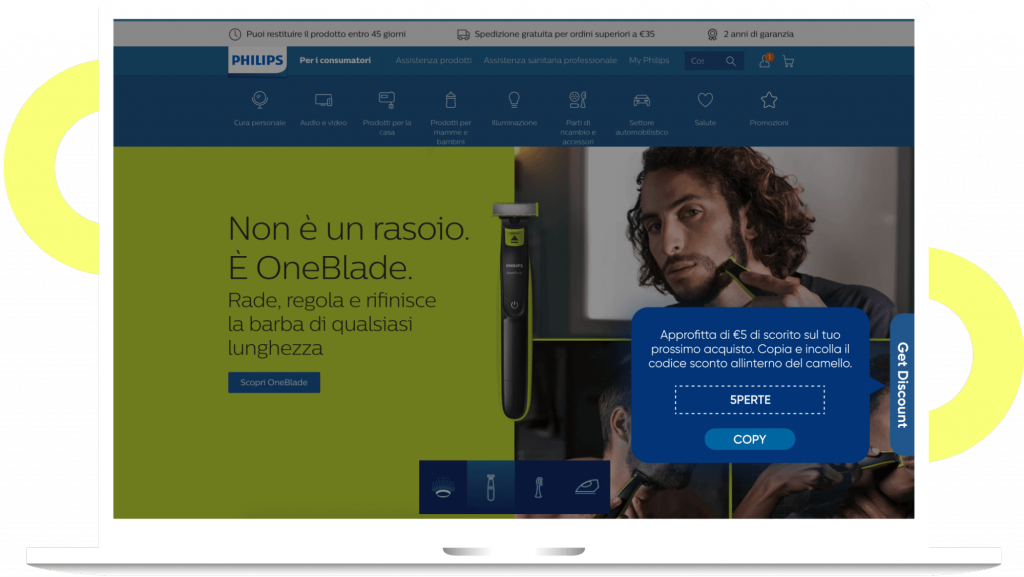 Phillips used Insider One's progress bar