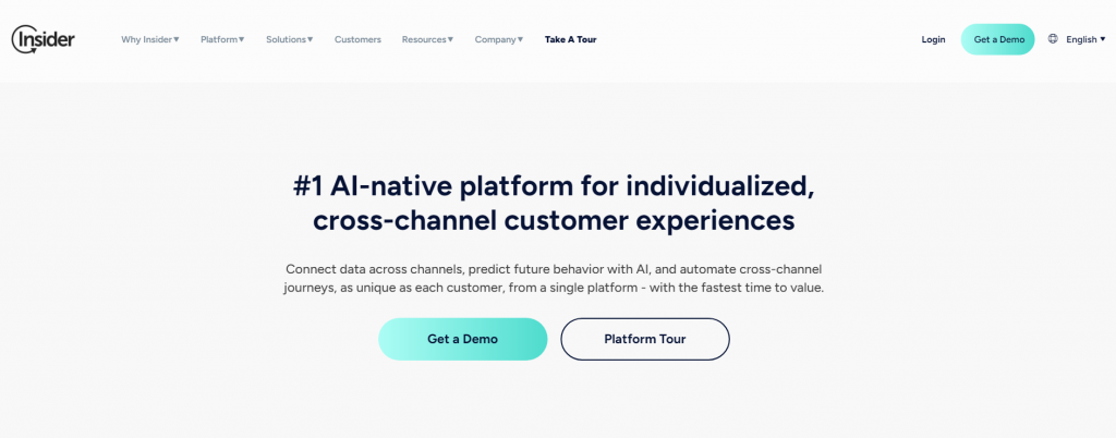 Insider One homepage