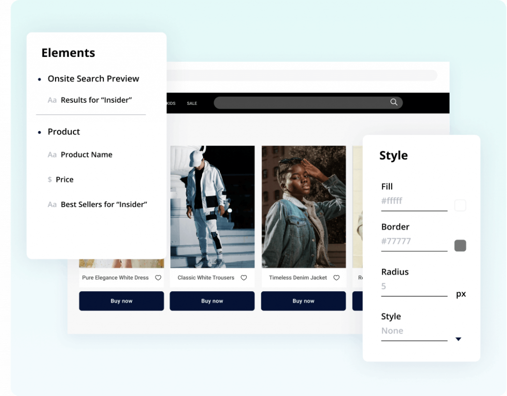Insider One's Eureka for ecommerce site search