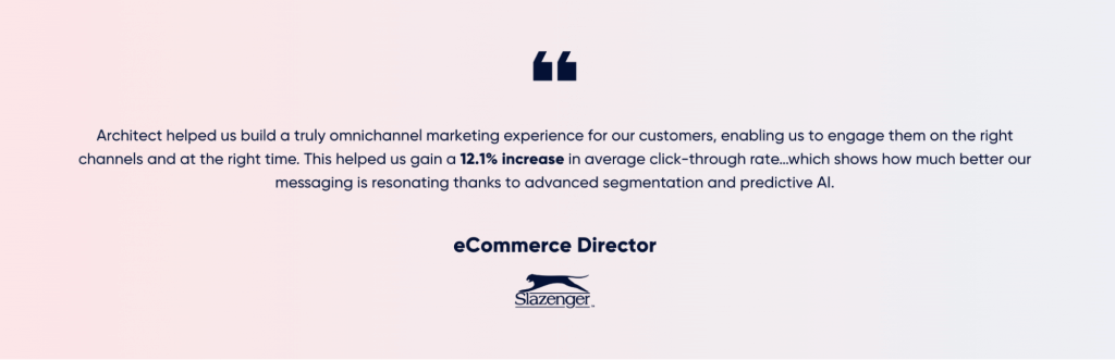Témoignage de Slazenger sur la personnalisation omnicanale d'Insider One