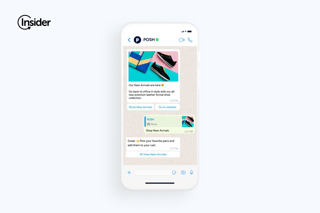 Encourage customers to take action with unstructured two-way conversations