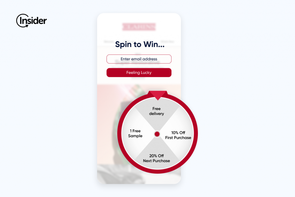 Clarins used Insider One to launch “The Beauty Wheel” to inject excitement and urgency into its lead capture strategy