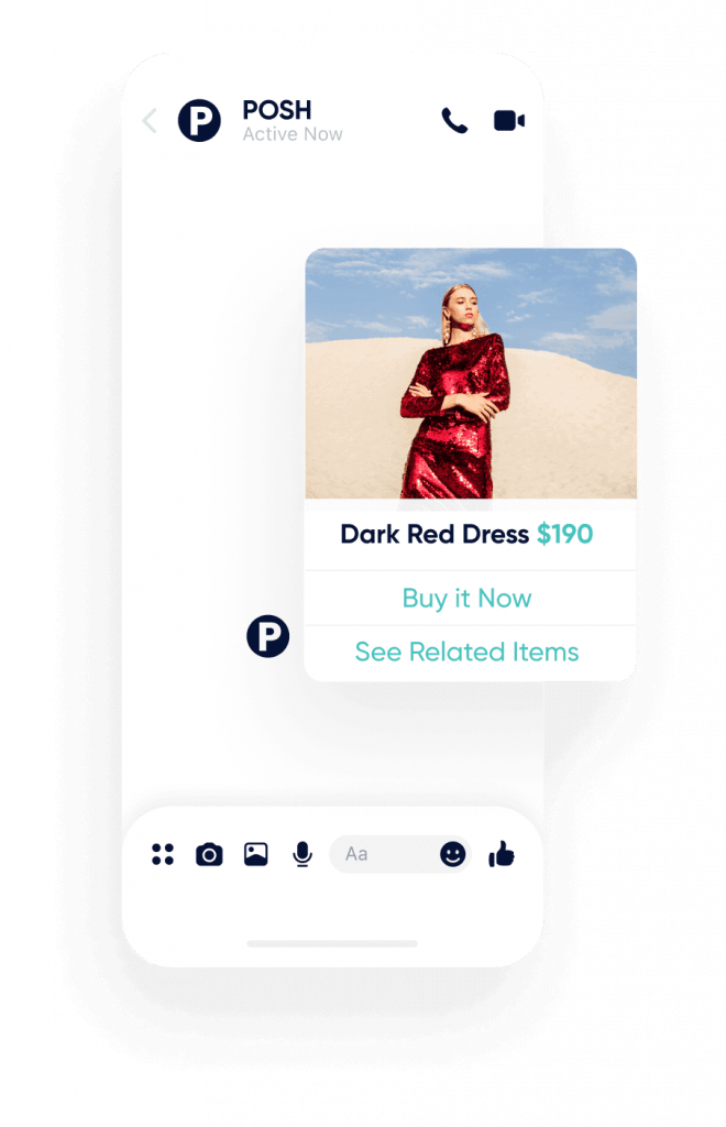 Insider One social messaging interaction red dress