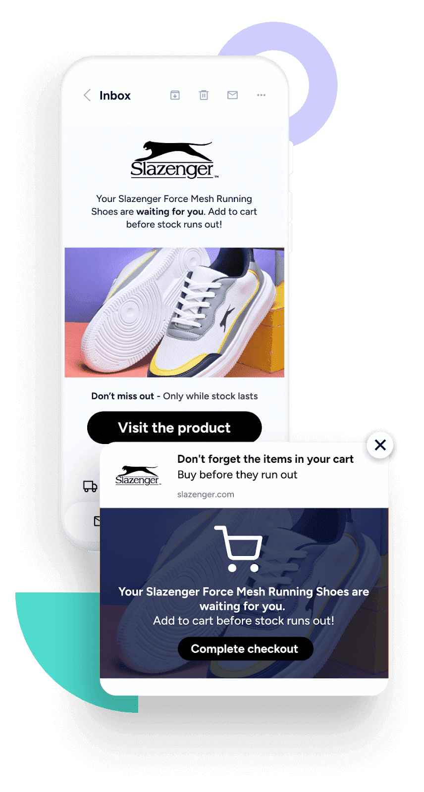 Insider One's price drop notification workflows