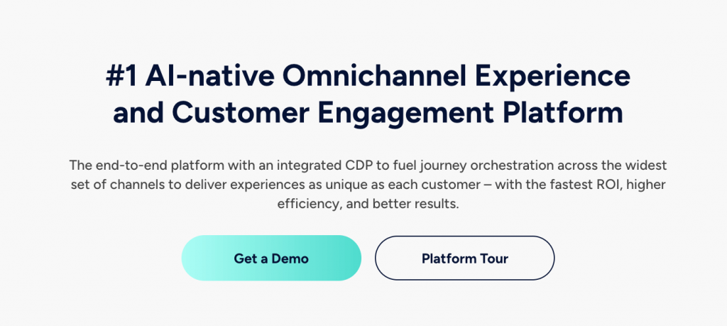 Insider One homepage