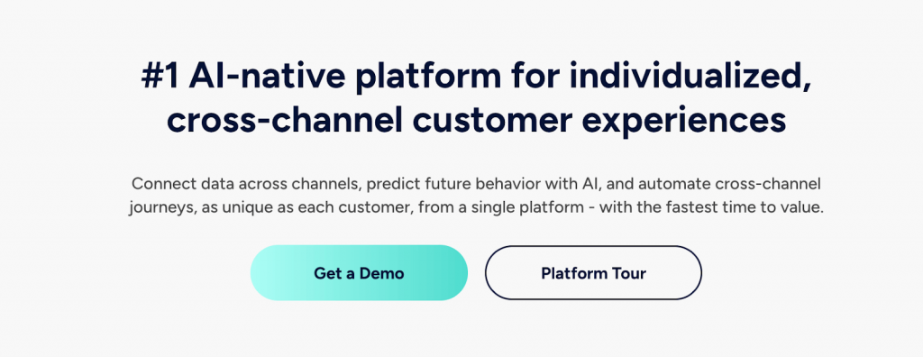 Insider One homepage