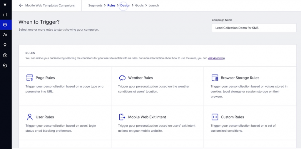 Insider One campaign triggers