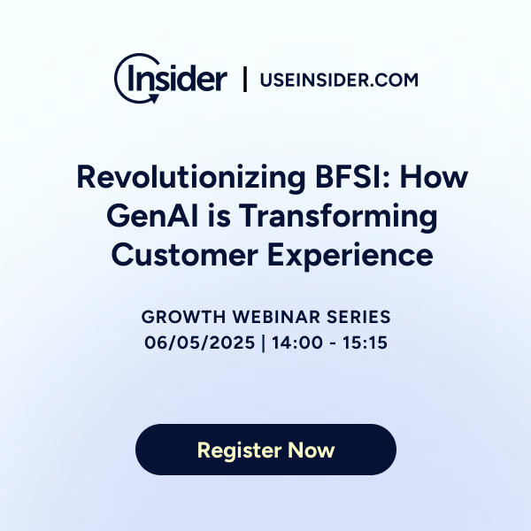 Insider One Growth Webinar Series | Revolutionizing BFSI: How GenAI is ...