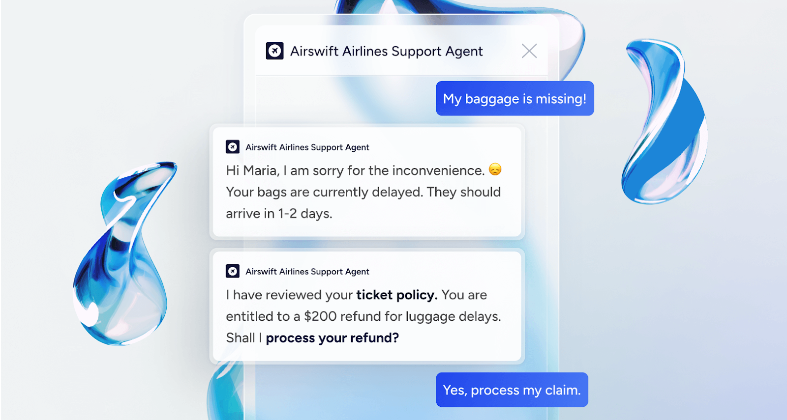 Agent One Support agent