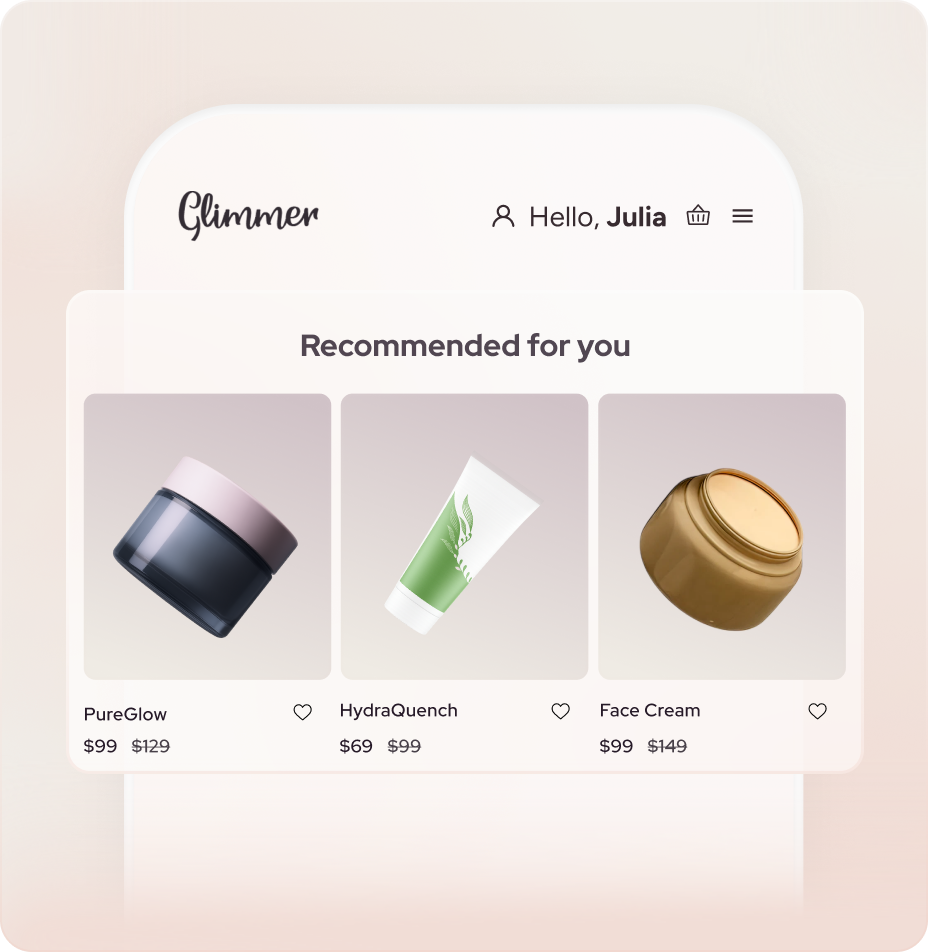 <p>Product Recommendations</p>